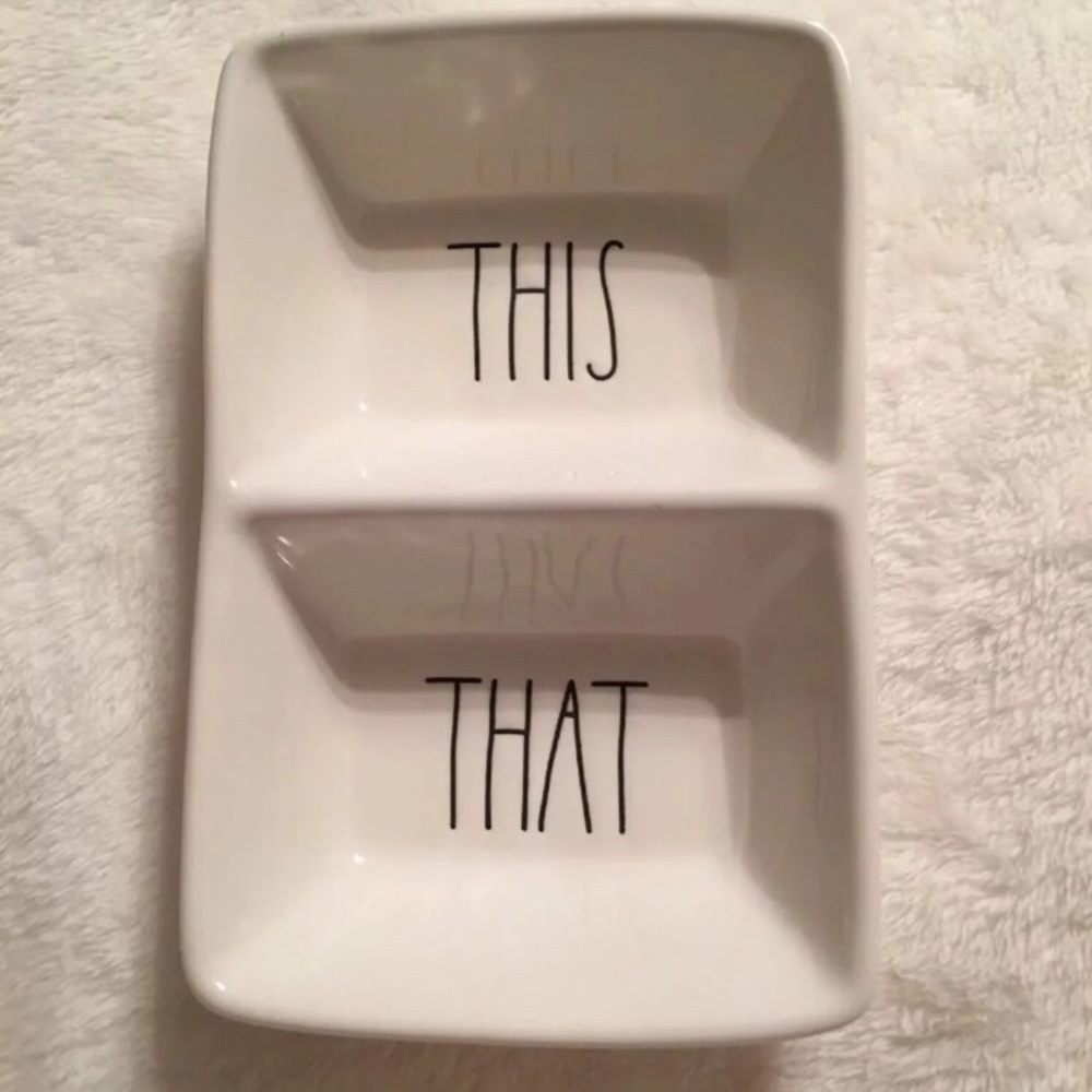 Rae Dunn This That Tray Dish